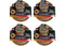 Squishy Bun The Original Mystery Dumpling : Neon Tie Dye Edition Blind Box 4x Lot