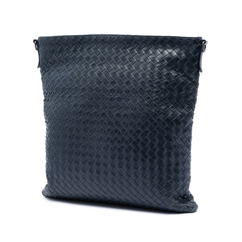 Flat Messenger Bag Intrecciato Nappa Medium