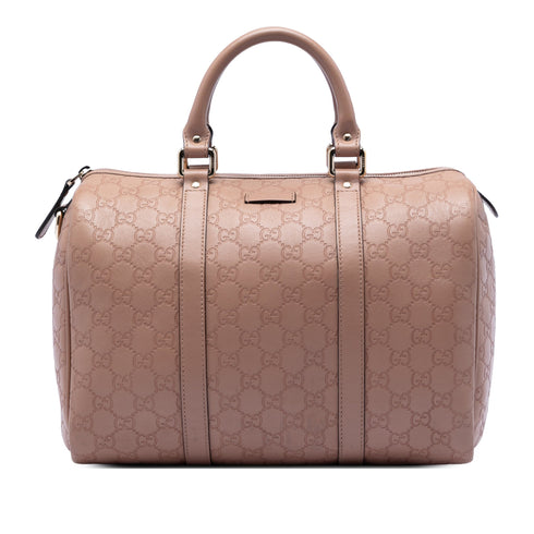 Joy Boston Bag Guccissima Leather Medium