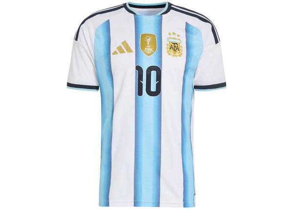 adidas Argentina 26 Home Authentic Messi Jersey White/Icey Blue/Light Blue