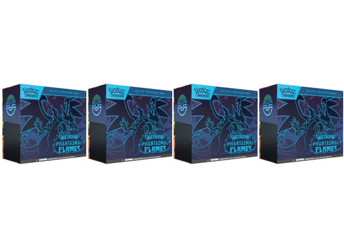2025 Pokémon Mega Evolution Phantasmal Flames Elite Trainer Box 4x Lot