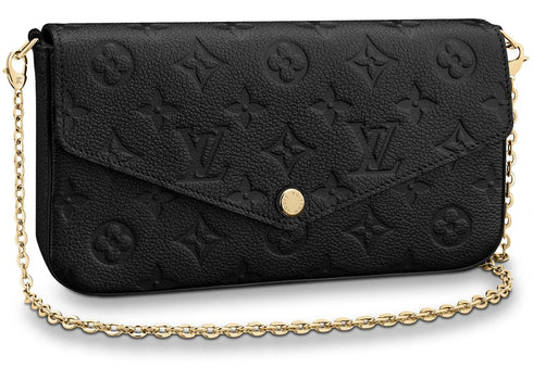 Louis Vuitton Felicie Pochette Monogram Empreinte Black