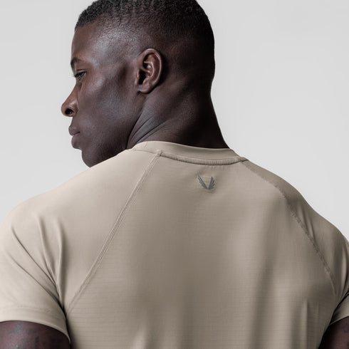 0839. 3D-Lite® 2.0 Lycra® Fitted Tee - Sand Smoke "OTWR"