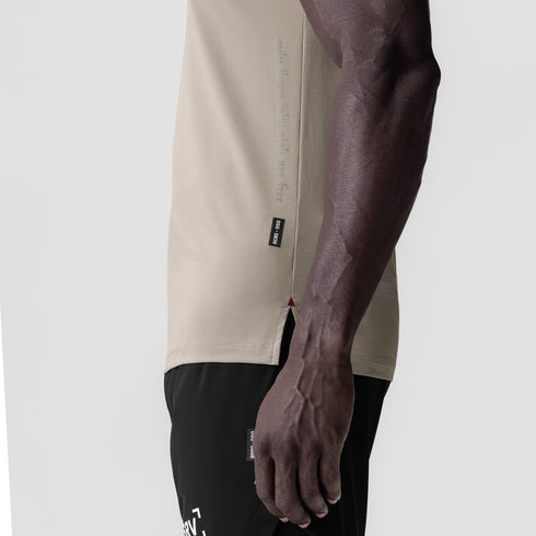 0839. 3D-Lite® 2.0 Lycra® Fitted Tee - Sand Smoke "OTWR"