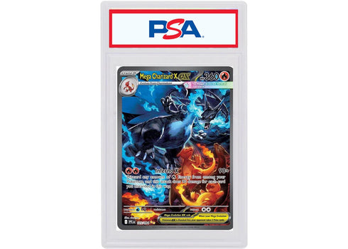 Mega Charizard X ex 2025 Pokémon Phantasmal Flames SIR #125 (PSA or BGS Graded)