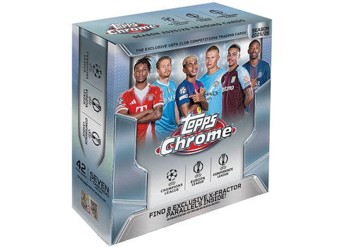 2025/26 Topps Chrome UEFA Club Competitions Mega Box