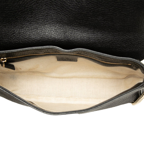 Soho Chain Crossbody Bag Leather Medium
