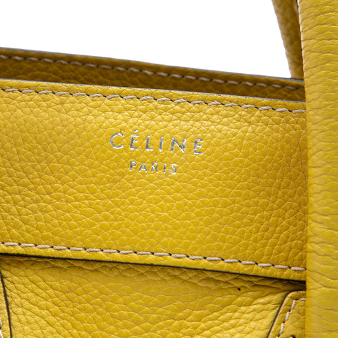Luggage Bag Grainy Leather Micro
