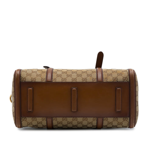 Lady Web Boston Bag GG Canvas Medium