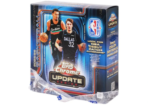 2025-26 Topps Chrome Updates Basketball Mega Box (Without Seal)