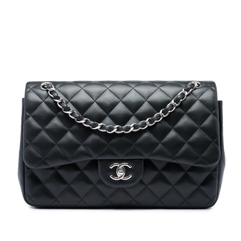 Classic Double Flap Bag Quilted Lambskin Jumbo