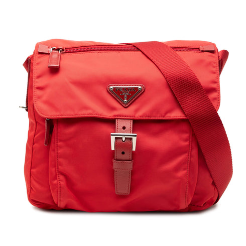 Buckle Messenger Bag Tessuto Small
