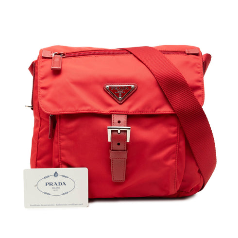 Buckle Messenger Bag Tessuto Small