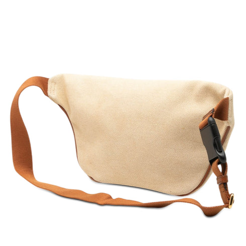Zip Belt Bag Vintage Web Canvas Large