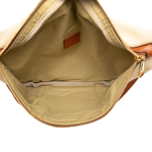 Zip Belt Bag Vintage Web Canvas Large