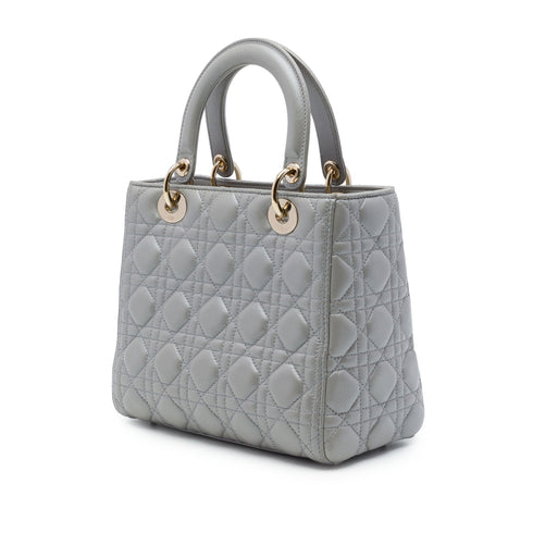 Lady Dior Bag Cannage Quilt Lambskin Medium