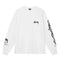 VENUS PIGMENT DYED LS TEE WHITE STUSSY