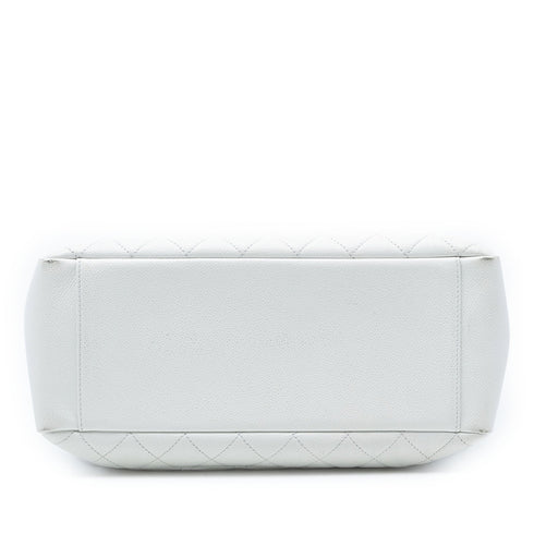 Grand Shopping Tote Quilted Caviar