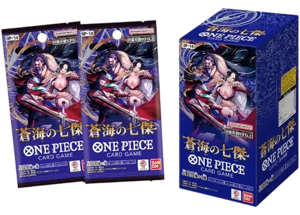 2025 Bandai One Piece The Azure Sea's Seven (OP-14) Booster Box (Japanese)