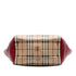 Canterbury Panels Tote Haymarket Coated Canvas and Leather Small