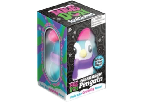 NeeDoh Polar Glow Penguin Squishy Fidget Toy