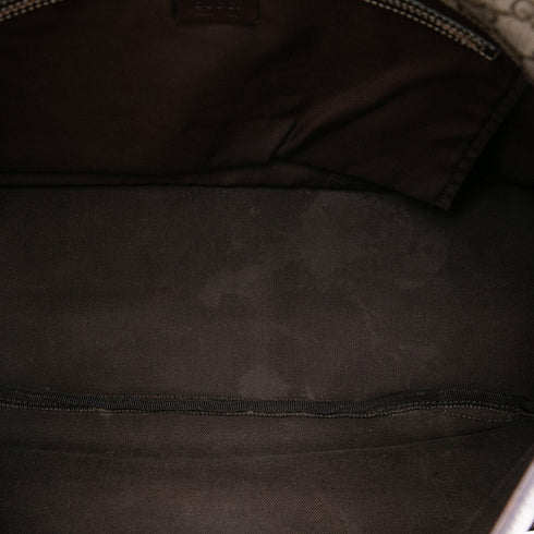 Double Buckle Messenger Bag GG Coated Canvas Large