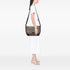 Double Buckle Messenger Bag GG Coated Canvas Large