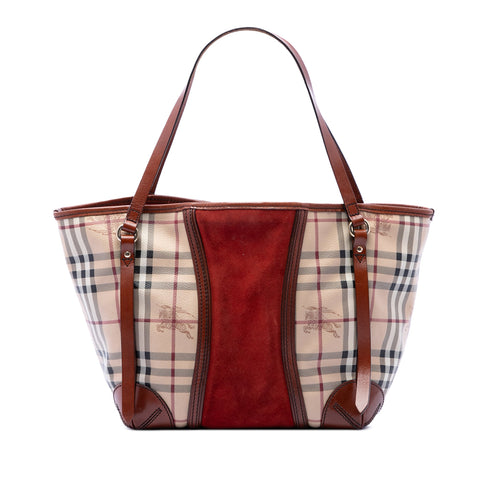 Canterbury Tote Haymarket Coated Canvas and Suede Small