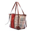 Canterbury Tote Haymarket Coated Canvas and Suede Small