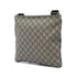 Front Zip Flat Messenger Bag GG Coated Canvas Medium
