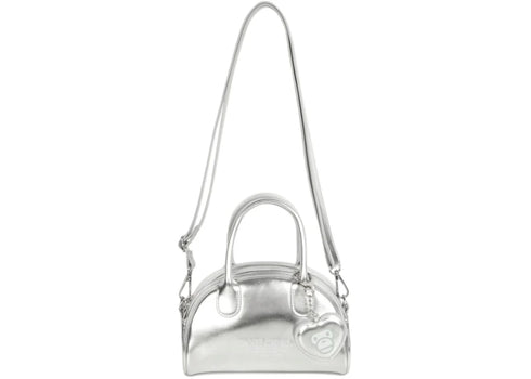 BAPE Baby Milo Small Crossbody Bag Silver