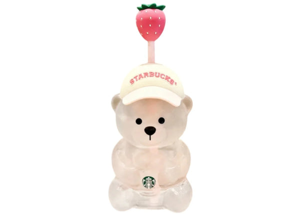 Starbucks Pink Bearista Glass Cold Cups