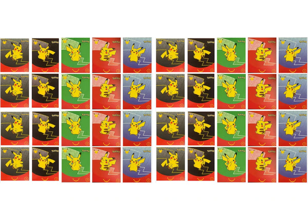 2021 Pokémon TCG McDonald's Happy Meal 25th Anniversary 40x Envelope Lot (Assorted) (English)