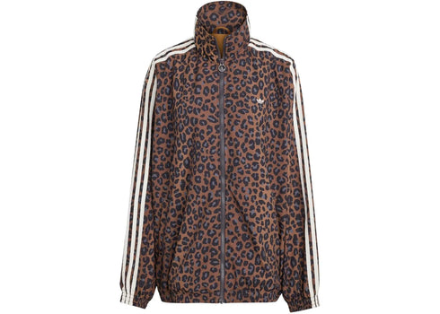 adidas Women's Leopard Firebird Oversized Tracktop Multicolor