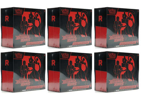 2025 Pokémon Scarlet & Violet Destined Rivals Elite Trainer Box 6x Lot