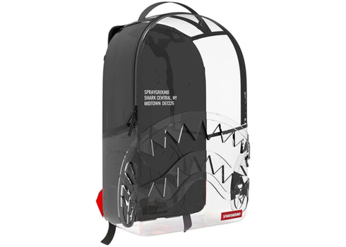 Sprayground Shark Central Clear DLXSV (Black Backpanel) Backpack White