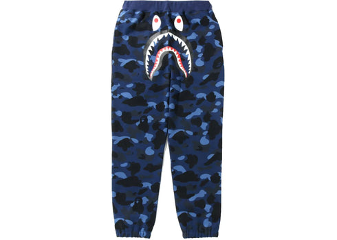 BAPE Color Camo Shark Sweatpants Navy