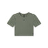 W019. LYCRA® Cropped Tee - Sage