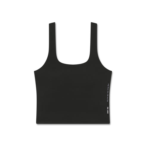 W022. LYCRA® 2-in-1 Tank Top - Black