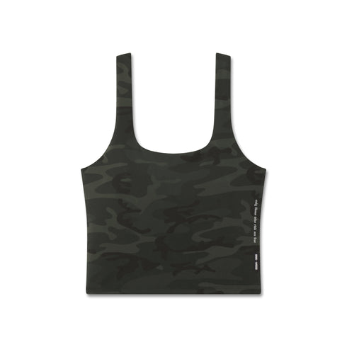 W022. LYCRA® 2-in-1 Tank Top - Dark Camo