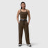 W022. LYCRA® 2-in-1 Tank Top - Dark Earth