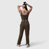 W022. LYCRA® 2-in-1 Tank Top - Dark Earth