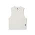 W023. LYCRA® Ribbed Mockneck Tank - Ivory Cream