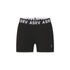 W027. LYCRA® Ribbed Short - Black