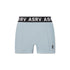 W027. LYCRA® Ribbed Short - Light Sky
