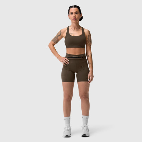 W029. LYCRA® 3-in-1 Biker Short - Dark Earth