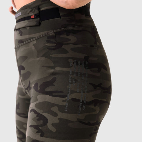 W030. LYCRA® 3-in-1 Legging - Dark Camo