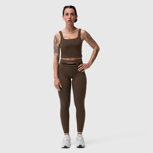 W030. LYCRA® 3-in-1 Legging - Dark Earth