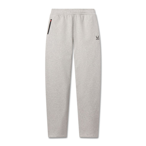 W034. Sorona® Terry Straight Leg Sweats - Heather Grey