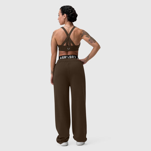 W034. Sorona® Terry Straight Leg Sweats - Dark Earth